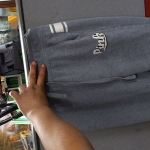 Pink(brand) Grey(color) sweatpant